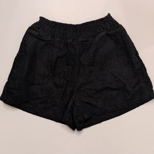 XS Universal Thread Linen Shorts Black w/pockets